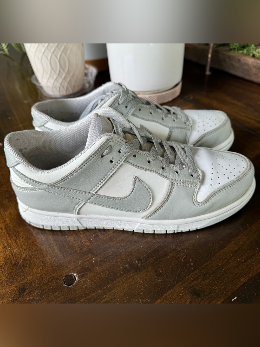 Nike Dunk Low Retro 'Grey Fog' Sneakers DD1391-103 Men's Size 7.5 Women’s 9